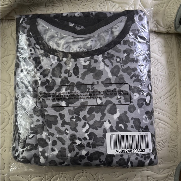 Cuddl duds leopard comfort wear sweatshirt lounge skirt set - Picture 2 of 7